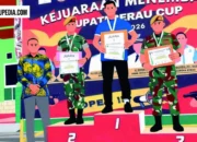 AKP Amin Maulani Juara 1 Pistol 25 M Kejuaraan Menembak Bupati Cup 2026, Harumkan Polres Berau