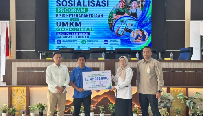 Sinergi Pemkab Berau Dan BPJS Ketenagakerjaan Sosialisasikan Perlindungan Usaha dan Program UMKM Go Digital