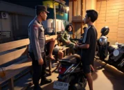 Patroli Malam, Polsek Talisayan Perkuat Keamanan Di Kawasan Permukiman Hingga Pusat Keramaian