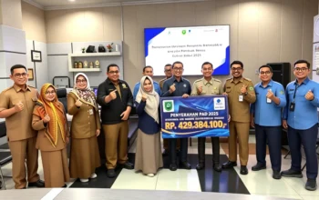 Meski Tarif Air Tak Naik Sejak 2011, Perumda Batiwakkal Tetap Setor Dividen Rp.429 Juta Ke Pemkab Berau