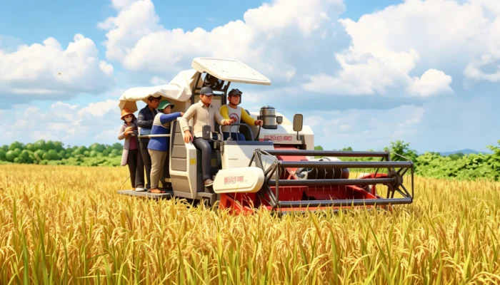 Panen Perdana Cetak Sawah Rakyat Di Berau, Bukti Lahan Baru Mulai Produktif