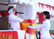 Bupati Berau Pimpin Upacara Detik-Detik Proklamasi Di Lapangan Pemuda