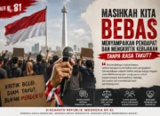 HUT RI Ke-81 : Masihkah Kita Bebas Menyampaikan Pendapat?