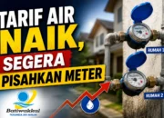 Penyesuaian Tarif, Pelanggan Perumdam Batiwakkal Diminta Segera Pisahkan Meter