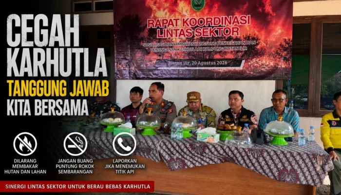 Polsek Talisayan Perkuat Sinergi Lintas Sektor Cegah Karhutla Di Biatan Ilir