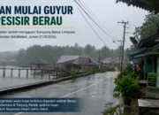 Hujan Mulai Guyur Pesisir Berau, Harapan Warga Di Tengah Kabut Asap