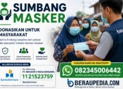 Peduli Kesehatan Warga, beraupedia.com Buka Donasi Masker Untuk Masyarakat