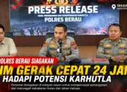 Polres Berau Siagakan Tim Gerak Cepat 24 Jam Hadapi Ancaman Karhutla