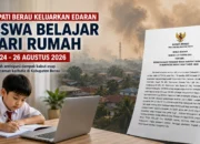Bupati Berau Keluarkan Edaran, Siswa Belajar Dari Rumah 24–26 Agustus 2026