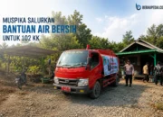 Hadapi Musim Kemarau, Muspika Gunung Tabur Salurkan Air Bersih Untuk 102 KK