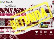 Polres Berau Imbau Pelaksanaan Bupati Berau Independence Run 2026 Ditunda