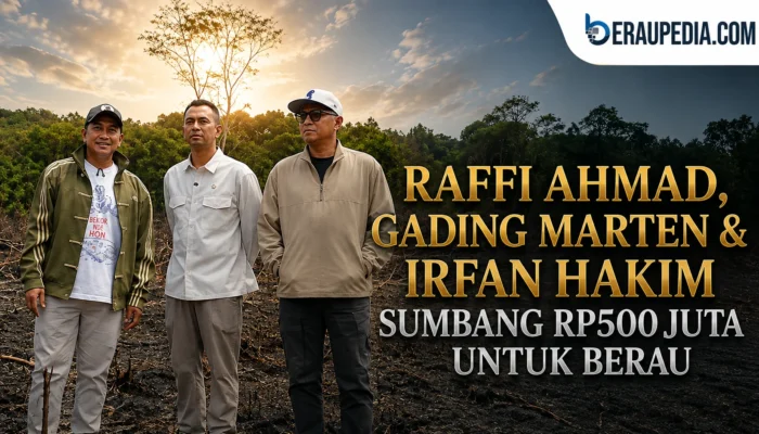 Raffi Ahmad, Gading Marten dan Irfan Hakim Sumbang Rp.500 Juta Untuk Warga Terdampak Karhutla Berau