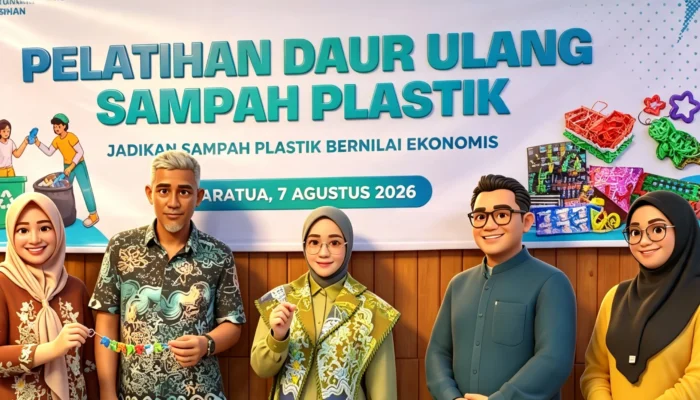 Dari Sampah Jadi Peluang Usaha, DLHK Latih Warga Maratua Daur Ulang Plastik