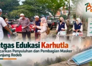 Satgas Edukasi Karhutla Gencarkan Penyuluhan Dan Pembagian Masker Di Tanjung Redeb