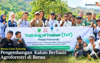 Berau Coal Cetak Petani Pemandu, Perkuat Pengembangan Kakao Berbasis Agroforestri