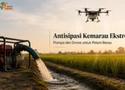DTPHP Berau Perkuat Antisipasi Kemarau Ekstrem, Pompa Dan Drone Jadi Andalan