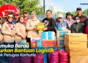 Logistik Menipis, Pramuka Berau Turun Tangan Bantu Petugas Karhutla Di Sambaliung