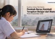 Kualitas Udara Tak Sehat, Pemkab Berau Kembali Terapkan Belajar Dari Rumah Mulai 8 September